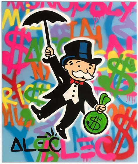 alec monopoly money skateboard sculpture.